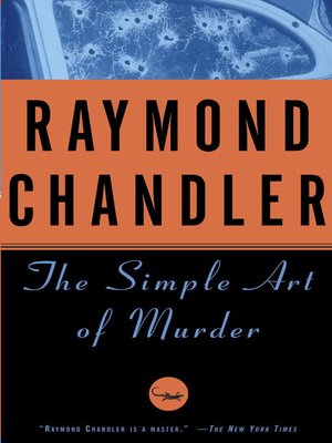 cover image of The Simple Art of Murder